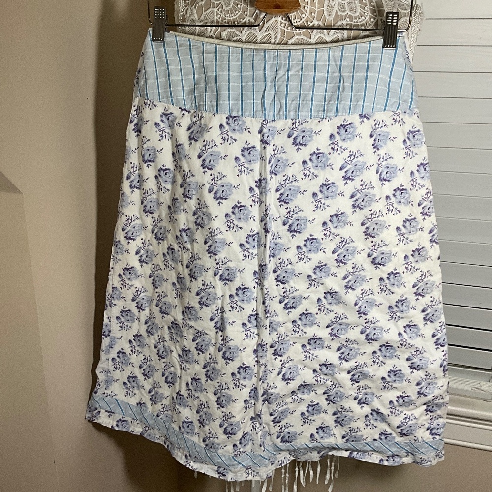 April Cornell floral cotton skirt size s